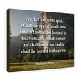 thumbnail image 5 of Scripture Walls  Bound In Heaven Matthew 18:18 Bible Verse Canvas Christian Wall Art Ready to Hang Unframed, 5 of 16