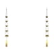 thumbnail image 1 of Campana de viento colgante Naiovety 5 campanas oro verde 2Conjunto, 1 of 6