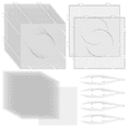 thumbnail image 1 of Ensemble de 34 Pcs de Planches de Perles à Fusible 5 mm, Plaques à Perles à Fusible Transparentes, Fournitures de Perlage pour Plaques à Perles en Fer, Projets, 1 of 6