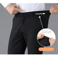 thumbnail image 4 of Pantalones Casuales De Negocios Formales Gruesos Para Hombre, 4 of 8