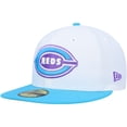 thumbnail image 3 of Men's New Era White Cincinnati Reds 1938 MLB All-Star Game Vice 59FIFTY Fitted Hat, 3 of 5
