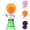 Orange, variant on Soda Bottle Pump Dispenser, Leak Resistant Carbonated Drink Cap, Reusable Sparkling Water Container Fizzy Drinks Black