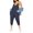 Blue, variant on TAGOLD Womens Summer Jumpsuit,Women's Summer Casual Breathable Comfort Sports Suspender Solid Color Jumpsuit Pants