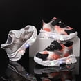 thumbnail image 5 of Pimfylm Light Up Casual Shoes Boy Light Up Shoes for Boys Girls Toddler LED Flashing Sneakers Breathable Sport Walking Shoes for Kids Grey,Size for US 8, 5 of 7