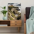 thumbnail image 5 of Coastal Cliff House Canvas Print/Wall Art， Suitable for Living Room， Bedroom， Office， Hallway， and Coastal Home Decor., 5 of 8