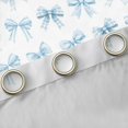 thumbnail image 4 of Erosebridal Dreamy Princess Kawaii Bowknot Black Out Curtains For Bows Lovers,Kawaii Bowknots Bow Tie Curtains Pack of 2 (42x63 Each),White Blue, 4 of 7