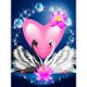 thumbnail image 2 of Cuadros Decorativos Kit de pintura de diamante 5D cisne taladro redondo completo manualidades de arte de pared DIY (V2087) Tmvgtek embutido en tela, 2 of 6