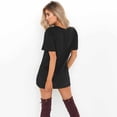 thumbnail image 2 of Women's V-neck Halter Neck Hollow Summer Sexy Fashion Simple Comfortable Casual Style Waist Dress, 2 of 2