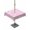 Pink, variant on 60x84 Inch Outdoor Tablecloth with Umbrella Hole Zipper Rectangle Pink Rustic Coastal Rectangular Tablecloths Waterproof Nautical Seaside Starfish Coral Shell Patio Table Cloth Cover for Picnic