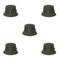 thumbnail image 3 of VONKY Comfortable And Breathable Fisherman Hat For Sun Protection Sunscreen Fisherman Cap Hat Summer Olive 58cm 5Set, 3 of 6