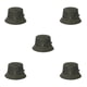 thumbnail image 3 of Sombrero de protección solar Qarigey gorra de pescador amplia Oliva 58cm, 3 of 6