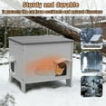 thumbnail image 3 of 100% Insulated Outdoor Cat House with Insulated Liner for Winter, Waterproof Feral Cat House for Outdoor Cats, Plastic Cat House for Outdoor Use with Escape Door, Clean Easily, 3 of 8