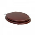 thumbnail image 3 of Renovator's Supply Wooden Round Toilet Seat with Lid Cherry Finish Seats for Toilet, 3 of 7