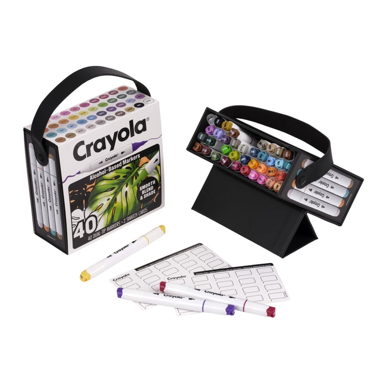 Dual-Tip Alcohol Markers, 40 Colors, Fine and Chisel Tips photo 7