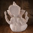 thumbnail image 4 of Grandest Birch Sandstone Hindu Elephant Statue Ganesha Buddha Sculpture Figurine Home Decor Home Decor Elephant Statue Buddha Scul, 4 of 8