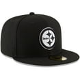 thumbnail image 3 of Men's New Era Black Pittsburgh Steelers B-Dub 59FIFTY Fitted Hat, 3 of 5