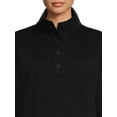 thumbnail image 4 of Time And Tru Women's Placket Pullover Top, 4 of 5
