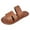 Brown, variant on Slippers for Women Lightweight Soft Slide Sandals Casual Flats Summer Beach Shoes