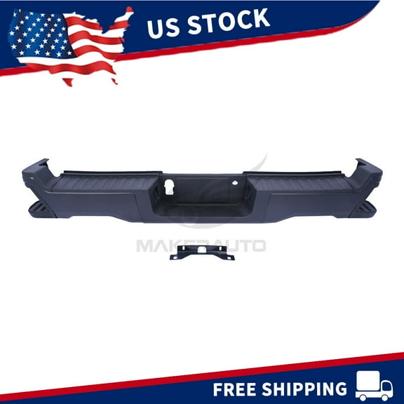 New Rear Bumper Assembly w/ Step For 2023 2024 2025 Ford F250 F350 SUPER DUTY