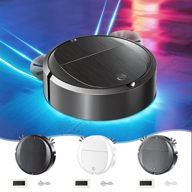 Robot aspiradora y frega combinada con succión de 1500Pa • 3 en 1 barrido, fregado y aspirado • Evitación automática de obstáculos • 60 minutos de duración • USB recargable • Compacto para espacios