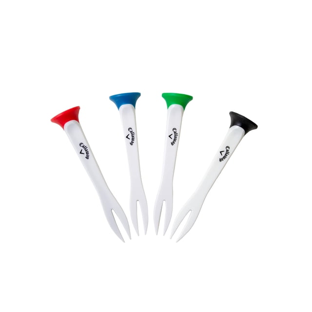 Tees de golf Callaway Par Tee de plástico, paquete de 4, surtidos