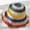 Beige, variant on Summer Travel Shade Rainbow Color Hat Floppy Straw Hat Women Ladies Wide Brim Beach Foldable Straw Sun Hat Sun Cap