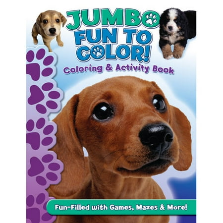 Jumbo Fun to Color Dog Coloring & Activity