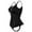 1 PCS - Black, variant on Cinvik Bodysuit Thong Body Shaper Bodysuits Sculpting Crew Neck Camisole Polyamide 1PCS 1XL 2XL