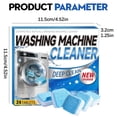 thumbnail image 4 of Washing Machine Cleaner Tablets, Deep Clean Deodorizer for Front & Top Load Washers, Removes Limescale Odor Residue, 24 Pack, 4 of 6