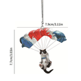 thumbnail image 2 of Adorno colgante para coche, decoración interior para coche, colgante creativo y adorable de gato para coche, accesorios para el interior del coche de niñas, 2 of 5