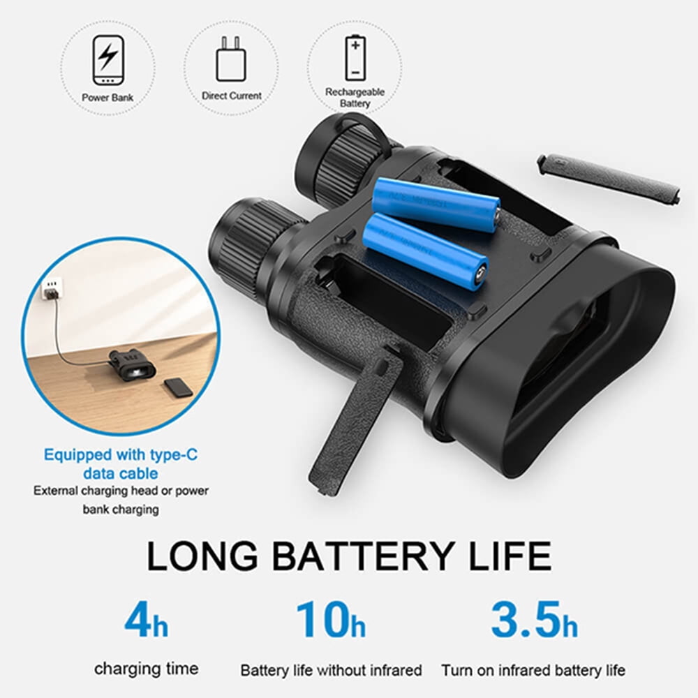APEXEL Multifunctional Binoculars Long Battery Life HD Day and Night Vision For Hunting