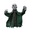 Dark Green, variant on MInHoues 23.6 Inch Sound Activated Swing Zombie Ghost Hanging Ornament, Creepy Ragged Cloth Ghost Decor with Scary Face for Indoor Outdoor Halloween Haunted House Party Decor