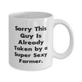 thumbnail image 2 of Perfect Farmer 11oz Mug, Sorry This Guy Is Already Taken by a, Epic Gifts for Coworkers from Friends, Graduation Gifts, Inexpensive farmer gifts, Budget farmer gifts, Cheap farmer Christmas, 2 of 2