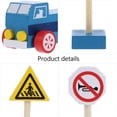 thumbnail image 4 of OULII 1 Set Traffic Signs Toys Building Block Wood for Child Playtime Safety Awareness Education, 4 of 4