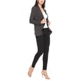 thumbnail image 6 of Women's Long Sleeve Open Front Blazer Solid Office Jacket, 6 of 8