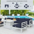 thumbnail image 4 of RADIATA Navy Blue Sectional Cushions Set, Water, and UV Resistant Durable, 9 Pieces, 4 of 11