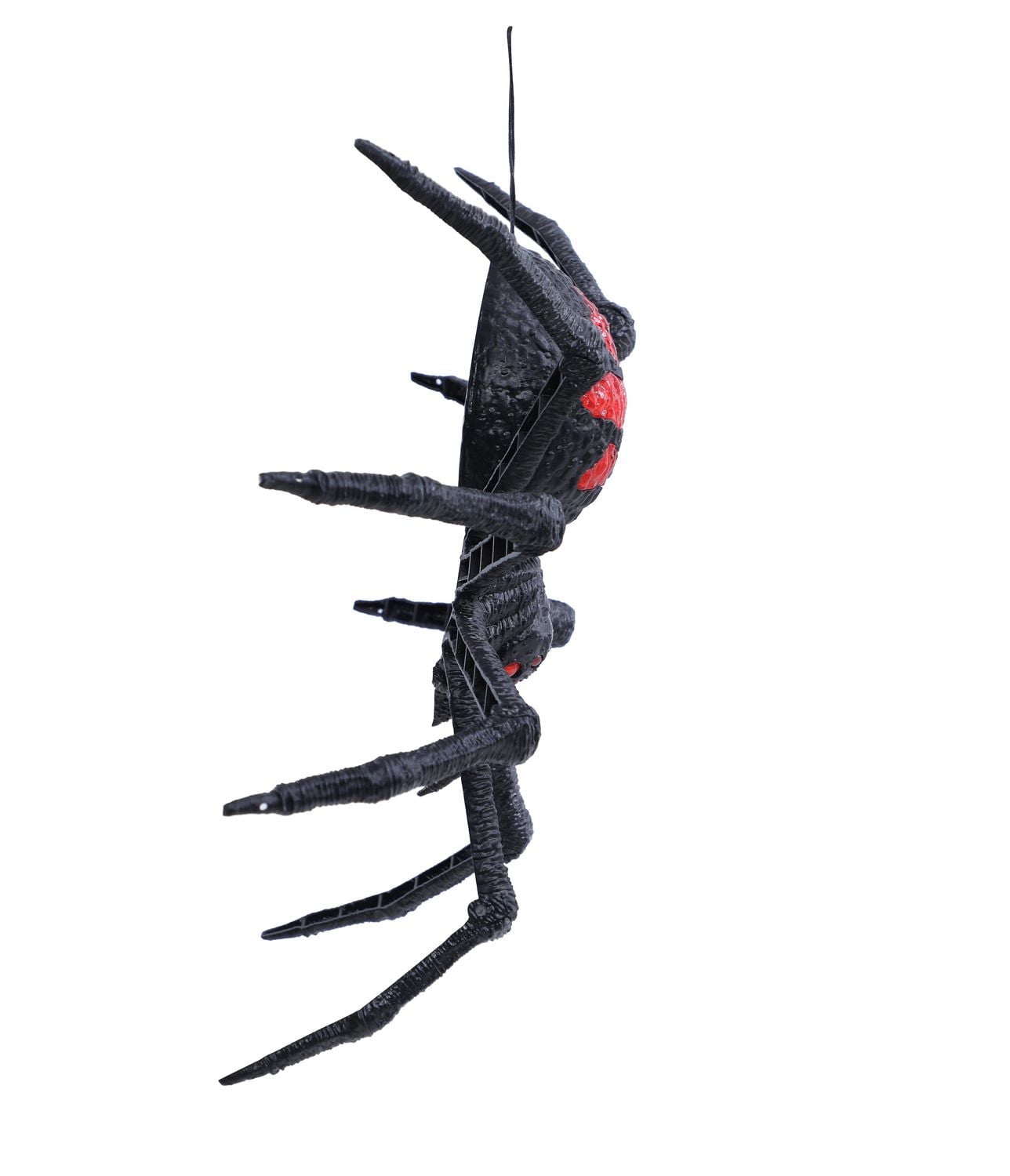 Façon de célébrer Halloween Décoration d'intérieur Araignée effrayante lumineuse à piles avec son