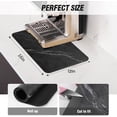 thumbnail image 3 of Coffee Mat Hide Stain Rubber Backed Absorbent Dish Drying Mat for Kitchen Counter-Coffee Bar Accessories Fit Under Maker Machine Pot Espresso Machine Dish Rack 16''x12'', 3 of 7