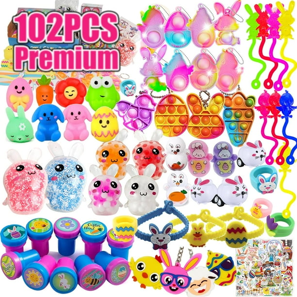 Surtido de regalos para fiestas de Pascua, 102 piezas, para niños