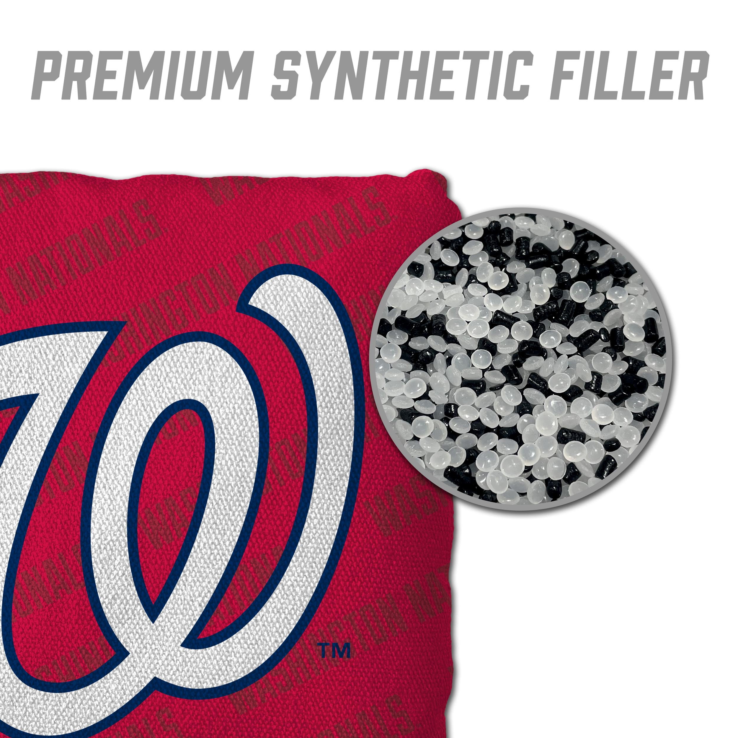 MLB Washington Nationals Cornhole Bags - 4PK - Red