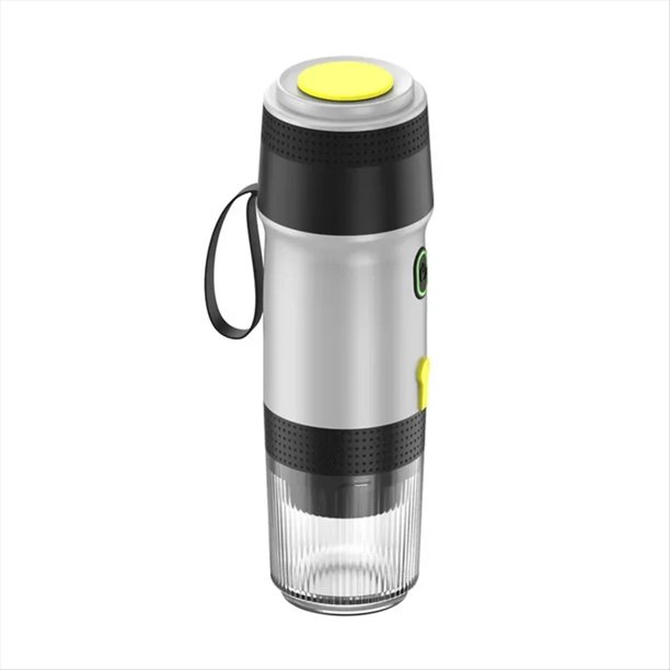 Máquina Automática de Cápsulas de Café Expreso, Portátil USB, para Cápsulas Pequeñas y Grandes de Café en Polvo, Soporte para Cápsulas, Color Plateado