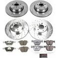 thumbnail image 3 of PowerStop Front and Rear Z26 Street Warrior Carbon-Fiber Ceramic Brake Pad and Drilled and Slotted Rotor Kit Fits: BMW Select Models K4479-26, 3 of 9
