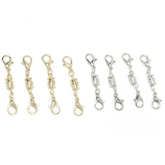 10 Sets Gold Bronze Plated Barrel Leather Glue In Clasps Clasps