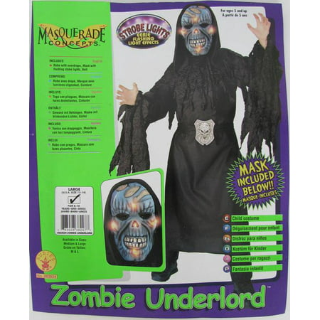 Rubie's Boys 'Zombie Underlord' Halloween Costume, Black/Blue, L