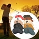 thumbnail image 4 of de sombreros para golf piezas de material cuero negro para planchas (3 4 5 6 7 8 9 S P) Número a prueba de agua pa, 4 of 9