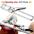 thumbnail image 2 of 2 pack Stainless Steel Manual Can Opener Adjustable Manual Bottle Opener for People with Weak Grip Strength Kitchen Accessories, 2 of 9