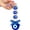Blue Eyes, variant on Evil Eye Nazar Battu Hanging for Home Entrance Door Good Luck Feng Shui Vastu Decor, Om Evil Eye Protection Charm for Positive Energy Blue OM