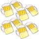 thumbnail image 4 of 4 Pcs Creative Glasses Beer Mug Shape Eyeglasses Fun Overflow Beer Cup Spectacles for Costume Party Festival Carnival(Golden), 4 of 5