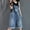 Blue#3, variant on LEBONYARD Shorts for Women Plus Size,Women's Denim Jumpsuit Double Pocket Loose Casual Jumpsuit Shorts Strap Pants