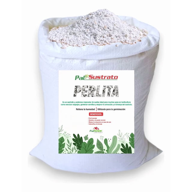 25 Lts Perlita Sustrato Germinación, Aireación. Hidroponia